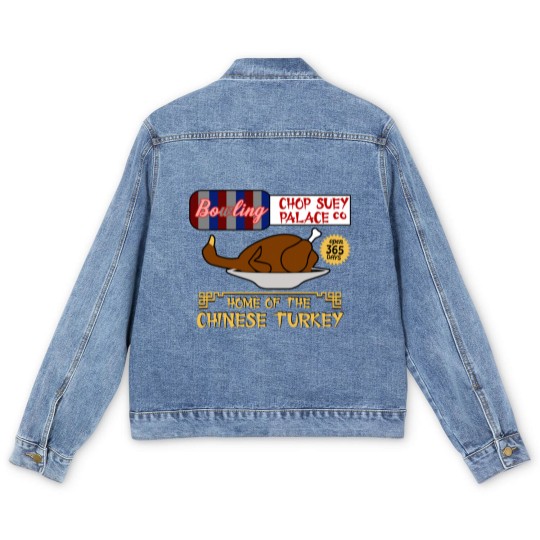 Discover Bo Ling Chop Suey Palace - A Christmas Story - Men's Denim Jackets