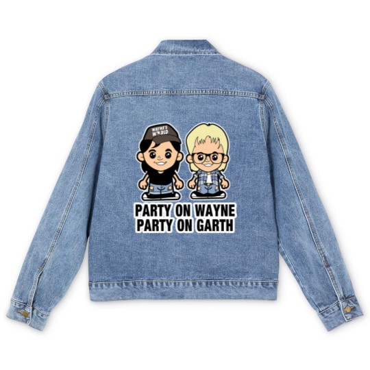 Discover Lil Wayne and Garth - Waynes World - Men's Denim Jackets