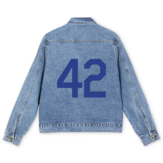 Discover Jackie Robinson 42 Design Men's Denim Jackets