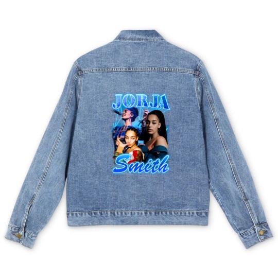Discover Jorja Smith Men's Denim Jackets | Jorja Smith Graphic Men's Denim Jackets , Vintage Jorja Smith Men's Denim Jackets