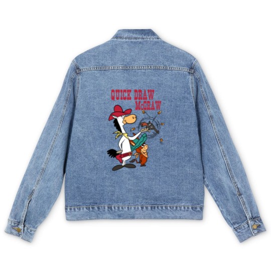 Discover Quick Draw mcgraw - Quick Draw Mcgraw - Men's Denim Jackets
