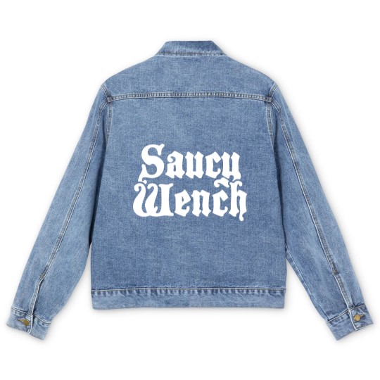 Discover Wench - Funny Renaissance Festival Faire - Renaissance - Men's Denim Jackets