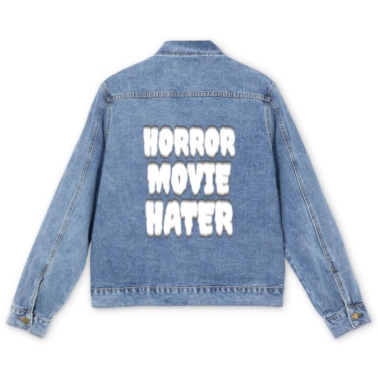 Discover Horror Movie Hater Men's Denim Jackets