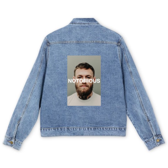 Discover Connor McGregor Mugshot Notorious - Connor Mcgregor Mugshot - Men's Denim Jackets