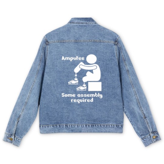 Discover Amputee Some Assembly Required Men's Denim Jackets