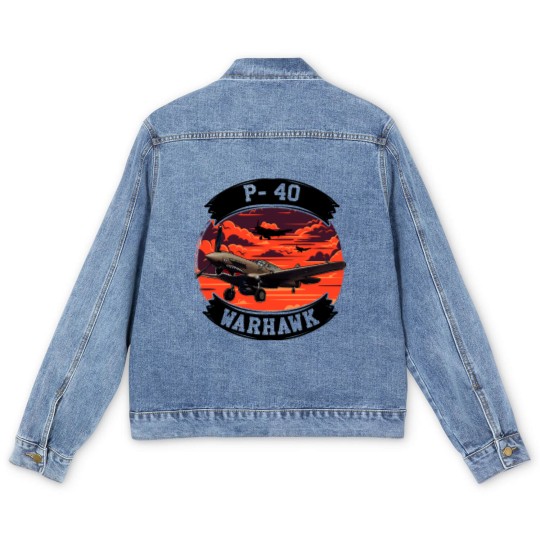 Discover P-40 WARHAWK FORMATION - P 40 Warhawk - Men's Denim Jackets