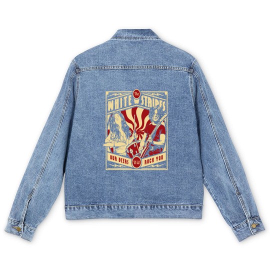 Discover Jack and Meg Stripes Men's Denim Jackets