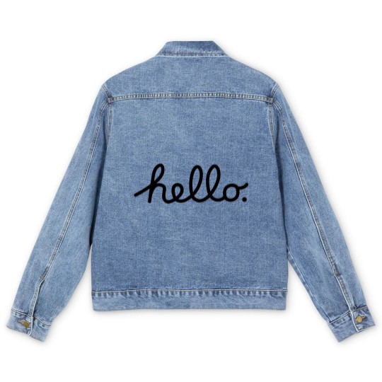 Discover hello - Hello - Men's Denim Jackets