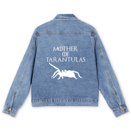 Discover Cute & Unique White Mother of Tarantulas Men's Denim Jackets E010521
