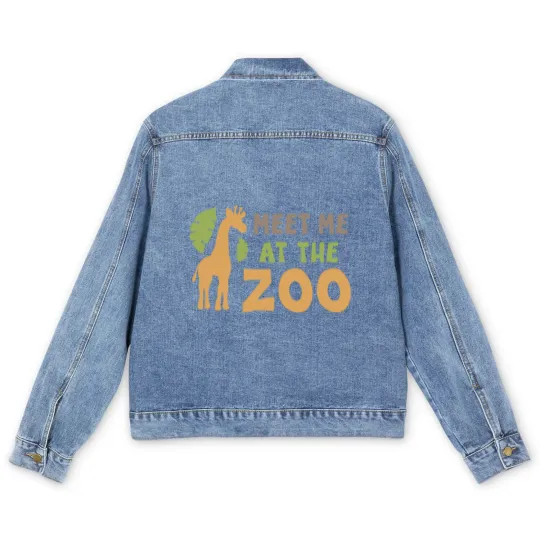 Discover Meet me at the zoo Men's Denim Jackets