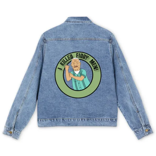Discover Cotton Hill Battle Cry - King Of The Hill - Men's Denim Jackets
