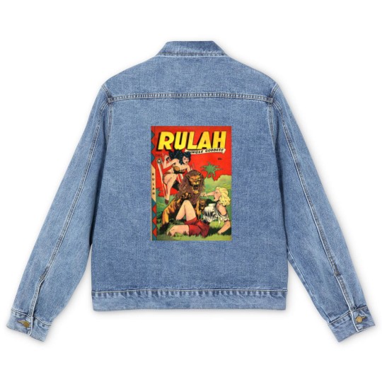 Discover Rulah Jungle Goddess Comic Cover - Comics - Men's Denim Jackets