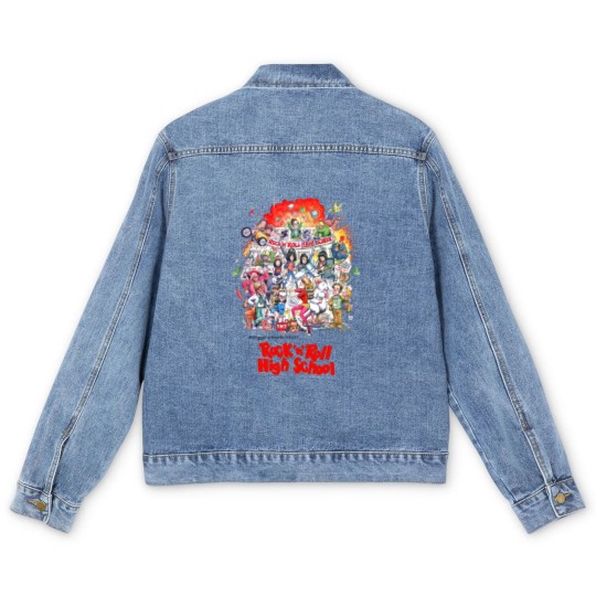 Discover Rock 'n' Roll High School - Punk - Men's Denim Jackets
