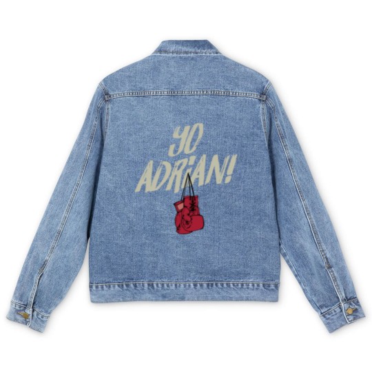 Discover Yo Adrian Phillie Philadelphia Slang Meme Men's Denim Jackets