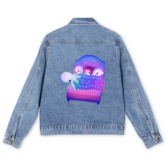 Discover Blanket octopus - Cephalopod - Men's Denim Jackets