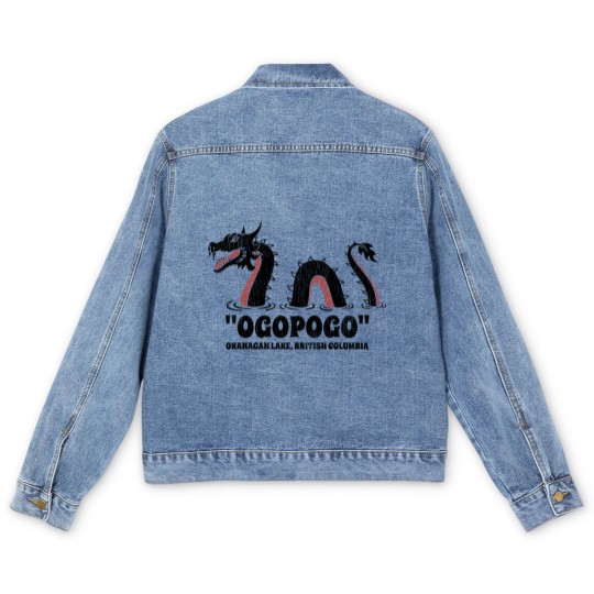 Discover "Ogopogo" - Okanagan Lake, British Columbia - Okanagan Lake British Columbia - Men's Denim Jackets