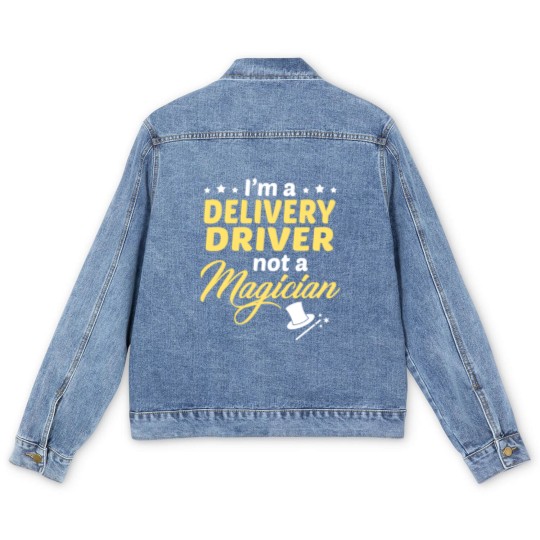Discover Delivery Driver Men's Denim Jackets