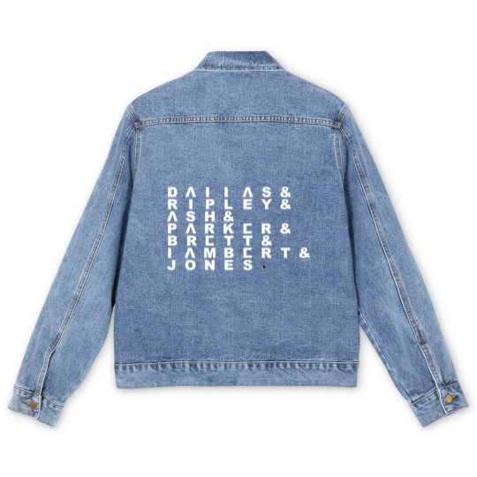 Discover The Crew of the Nostromo: Experimental Jetset style - Alien Movie - Men's Denim Jackets