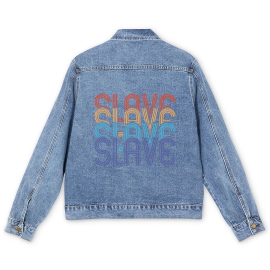 Discover BDSM Slave Men's Denim Jackets