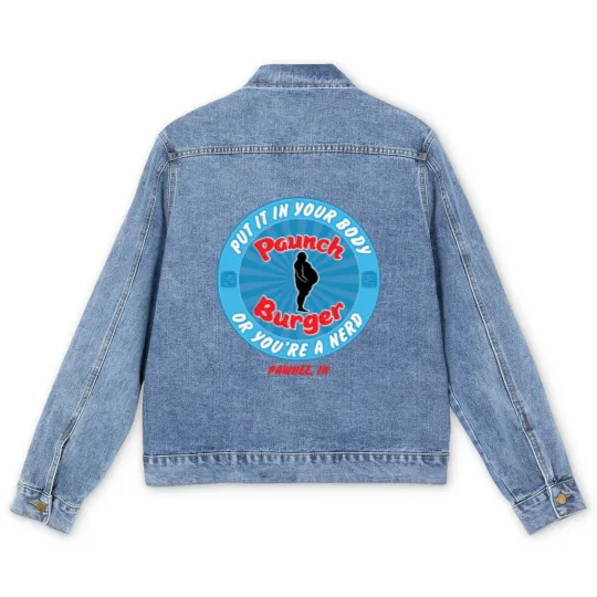 Discover Paunch Burger Men's Denim Jackets