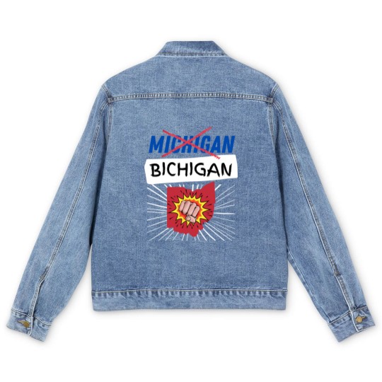 Discover Michigan Bichigan - Ohio State Football - Men's Denim Jackets