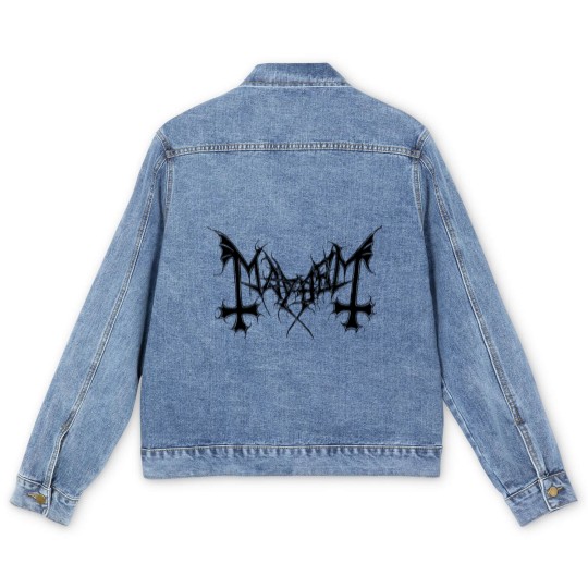Discover Mayhem - Logo (Black Cover Edition) - Mayhem - Men's Denim Jackets
