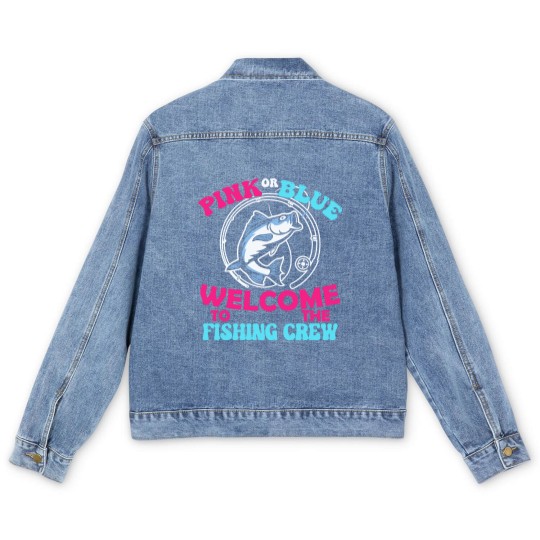 Discover Fishing Lover  Men's Denim Jackets Fishing Lover   680 Men's Denim Jackets