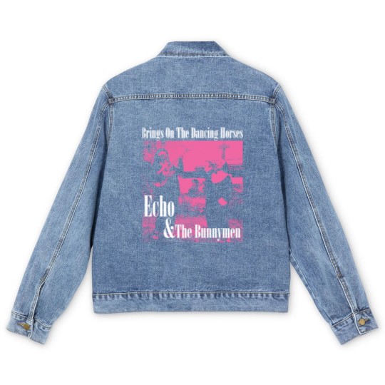 Discover vintage echo and the bunnymen fanmade - Echo And The Bunnymen - Men's Denim Jackets