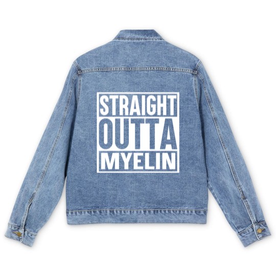 Discover STRAIGHT OUTTA MYELIN Men's Denim Jackets