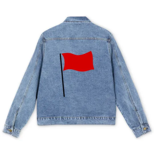 Discover red flag Men's Denim Jackets