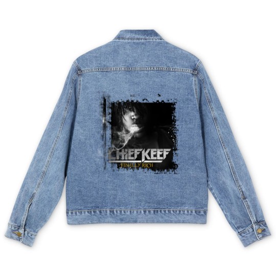 Discover Chief Keef Delux Cover Men's Denim Jackets
