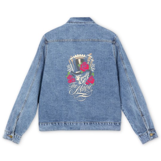 Discover the magic - magician Men's Denim Jackets