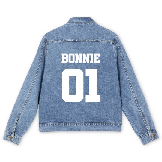 Discover Bonnie 01-Bonnie and Clyde (white) Men's Denim Jackets