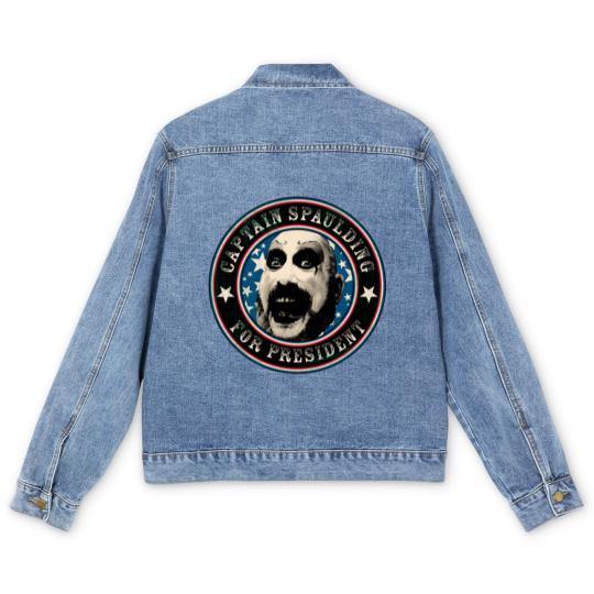 Discover Captain Spaulding For President Men's Denim Jackets Men's Denim Jackets