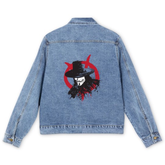 Discover Revolution is Coming - V For Vendetta - Men's Denim Jackets