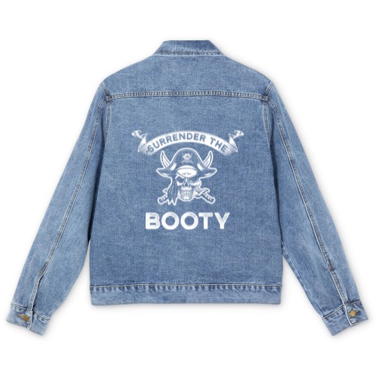 Discover Pirate - Surrender The Booty Men's Denim Jackets