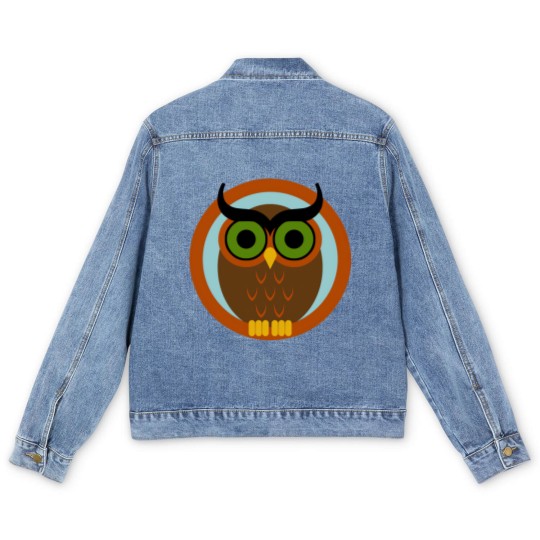 Discover 70s Style Owl - 70s - Men's Denim Jackets