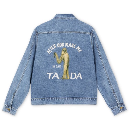 Discover Gibbon Long-arm Monkey - Ta Da Men's Denim Jackets