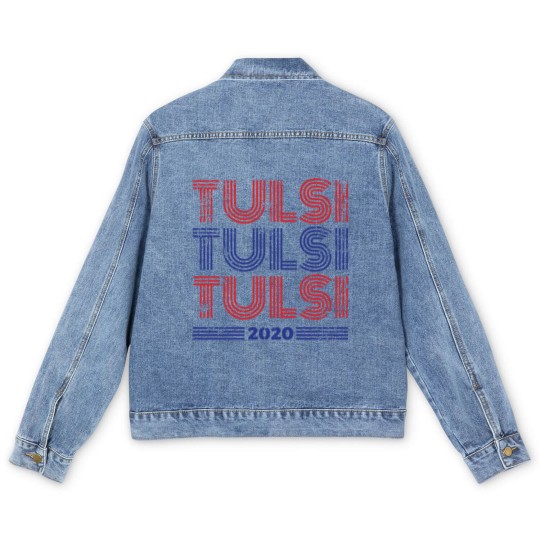 Discover Tulsi Gabbard President 2020 Campaign Men's Denim Jackets