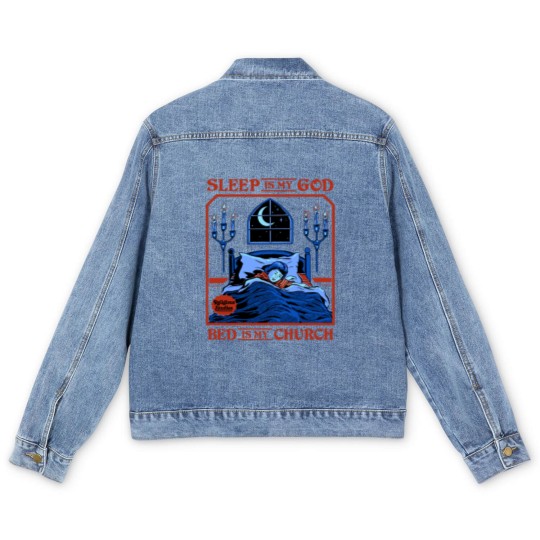 Discover Sleep is my God - Sleep - Men's Denim Jackets