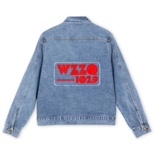 Discover WZZQ Stereorock Jackson, Mississippi / Defunct 80s Radio Station Logo - Radio Station - Men's Denim Jackets