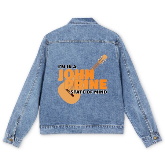 Discover I Am In A John Prine State Of Mind - John Prine - Men's Denim Jackets