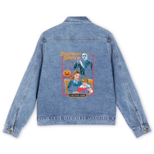 Discover Halloween Safety Men's Denim Jackets