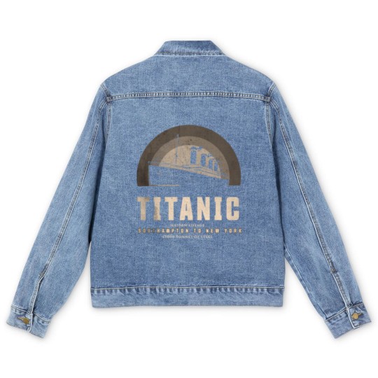Discover RMS Titanic "The Ship of Dreams" Men's Denim Jackets