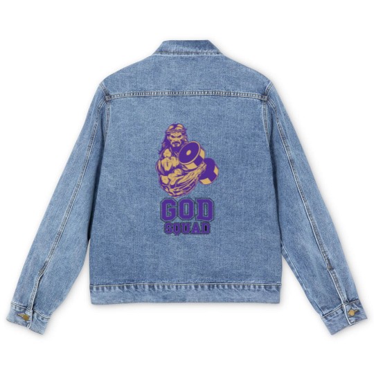 Discover Kelvin's God Squad - Righteous Gemstones - Men's Denim Jackets