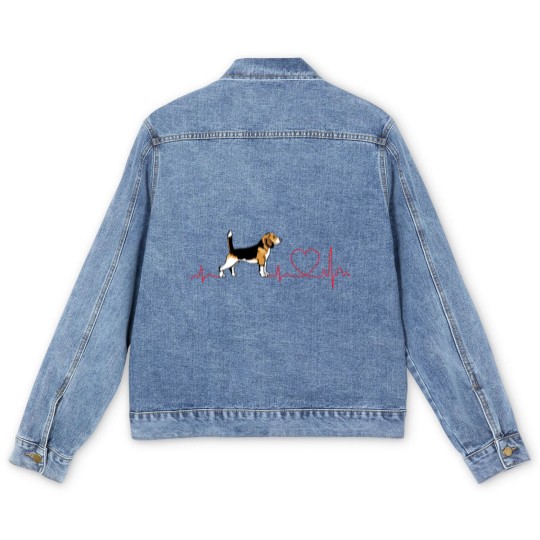 Discover Beagle love - Beagle - Men's Denim Jackets