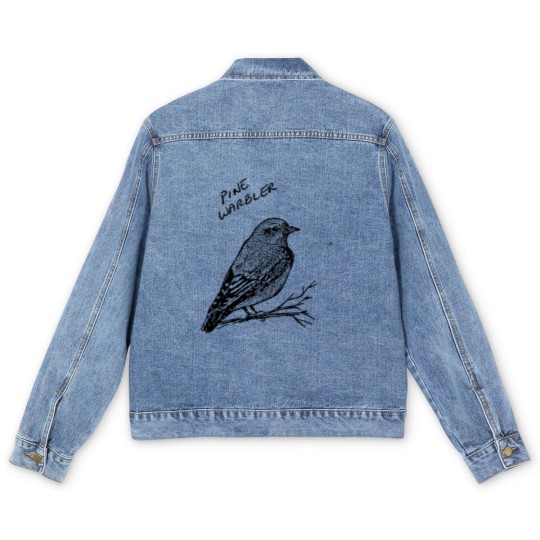 Discover Pine Warbler Men's Denim Jackets
