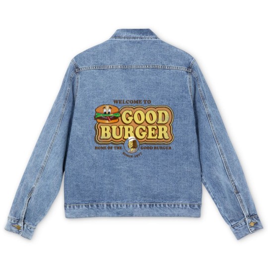 Discover Welcome to Good Burger Worn Out - Good Burger Movie - Men's Denim Jackets