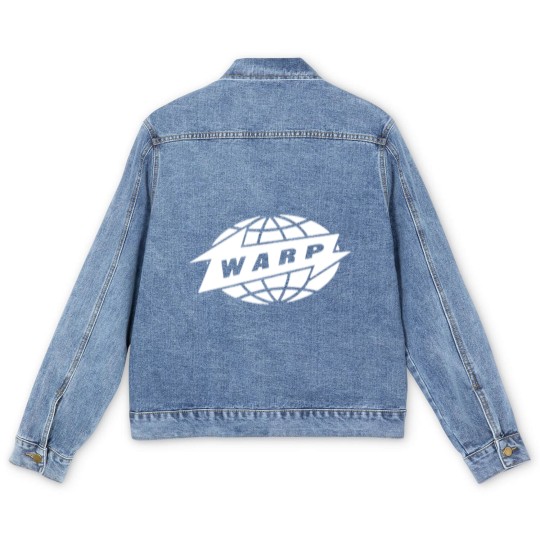 Discover Warp Records Record Label copy Men's Denim Jackets