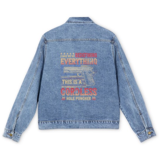 Discover This Is A Cordless Hole Puncher We re Redefining Men's Denim Jackets